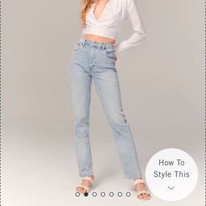 Abercrombie high rise jeans